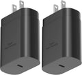 Samsung USB-C Super Fast Charging Power Adapter,25W PD Charger Block for Samsung Galaxy S23 Ultra/S23/S23+/S22/S22 Ultra/S22+/Note 20/S20/S21/S10, Galaxy Tab S7/S8(2 Pack)